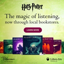 Promo image for Harry Potter audiobooks