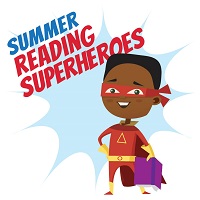 Summer Reading Superheroes sticker