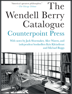 Wendell Berry catalog cover from Counterpoint