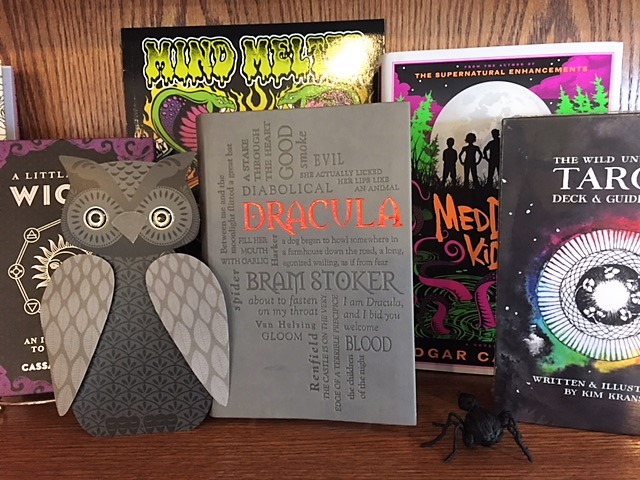 Scattered Books in Chappaqua, New York, has many Halloween items.