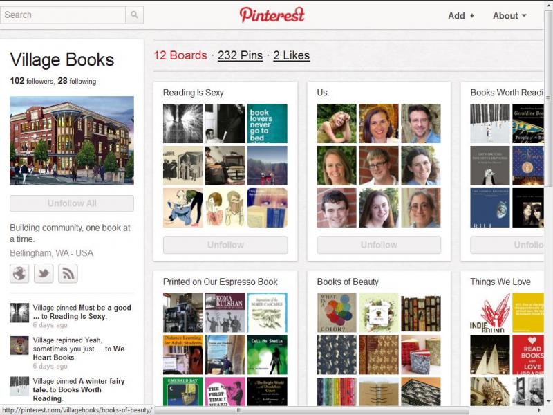 broeden Permanent voldoende Tech Talk: Pinterest for Online Window-Shopping and More | the American  Booksellers Association