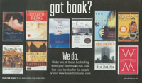 Make one of the bestselling titles your next book club pick. See your bookseller for details or visit www.bookclubreader.com.