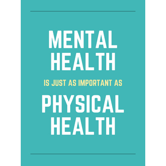 Mental health is as important as physical health