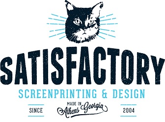 Satisfactory Screenprinting & Design, Made in Athens, Georgia, since 2004