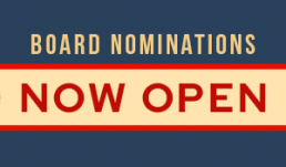 Board nominations are open.