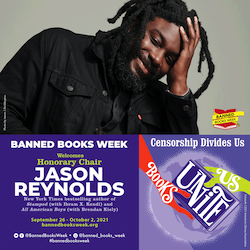 Banned Books Week welcomes honorary chair Jason Reynolds