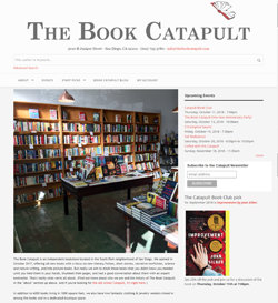 The Book Catapult website homepage