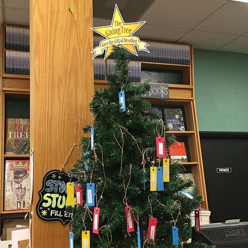 Book Passage's Giving Tree.