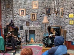 Two participants read Harry Potter and the Sorcerer’s Stone at Bookshop West Portal. 
