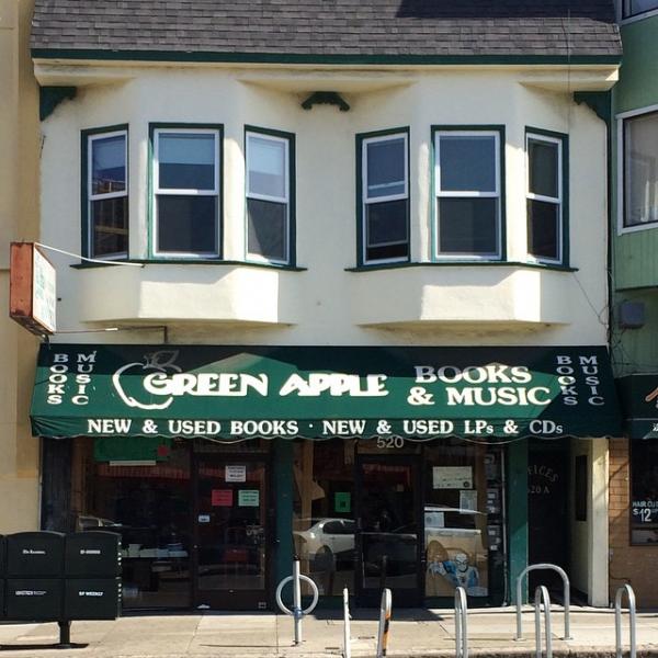 Green Apple Books' storefront