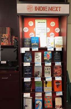 The Indie Next List Display at Vroman's Bookstore.