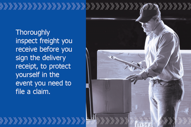 PartnerShip tip: inspect received freight before signing