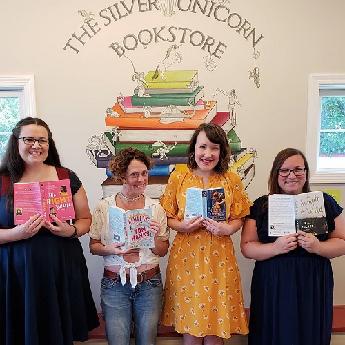 Readers at Silver Unicorn Bookstore.