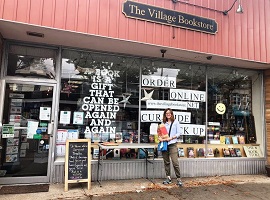 CEO Allison Hill at The Village Bookstore.
