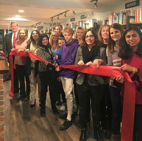 Ribbon cutting at The Book House in Millburn, New Jersey