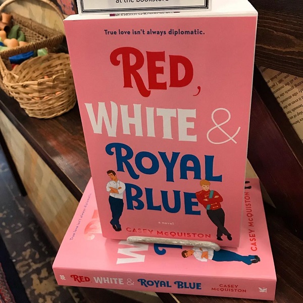 A picture of RED WHITE AND ROYAL BLUE.