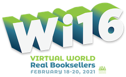 Winter Institute Logo: Virtual World, Real Booksellers, February 18-20, 2021