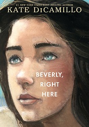 Cover image for Beverly, Right Here, which features an illustrated girl looking up toward the sky.