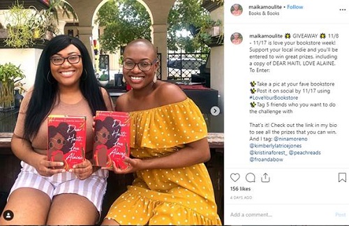 Two readers promoted Books & Books in Florida.