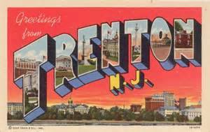 Greetings from Trenton postcard