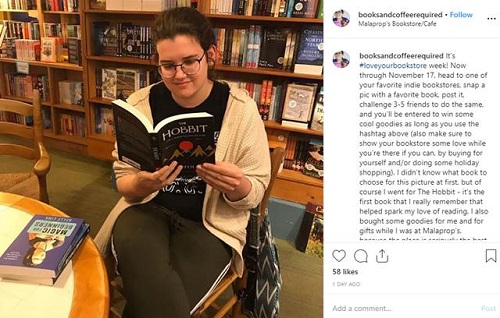 One reader on Instagram recommended Malaprop's Bookstore/Cafe in Asheville, North Carolina.